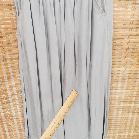 ♤ Aritzia Wilfred Taupe Gabrielle Midi Skirt with Side Slits Size XXS - Picture 6 of 11